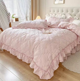 Bedding set - Embroidered Jade-Colored Four-Piece Set